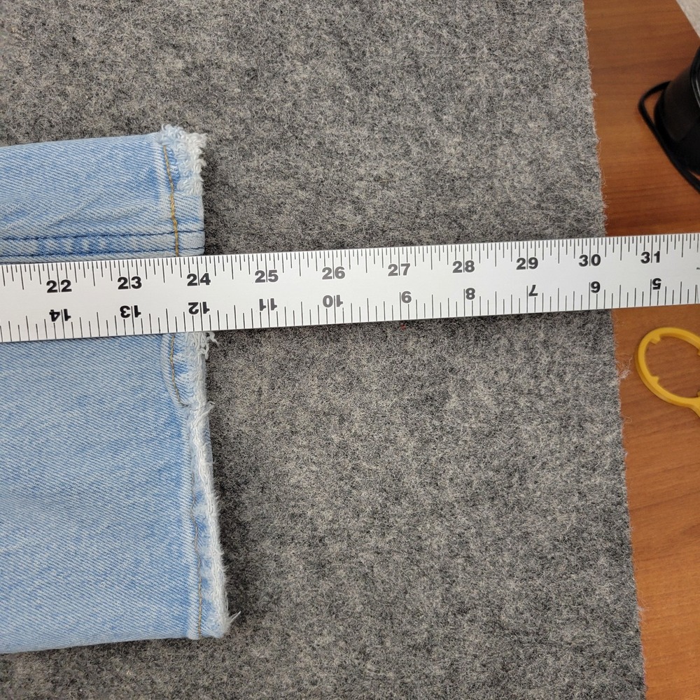 Abercrombie Fitch Jeans Womens 27/4 Blue Ultra High Rise The Kick Flare Y2K - Picture 11 of 14